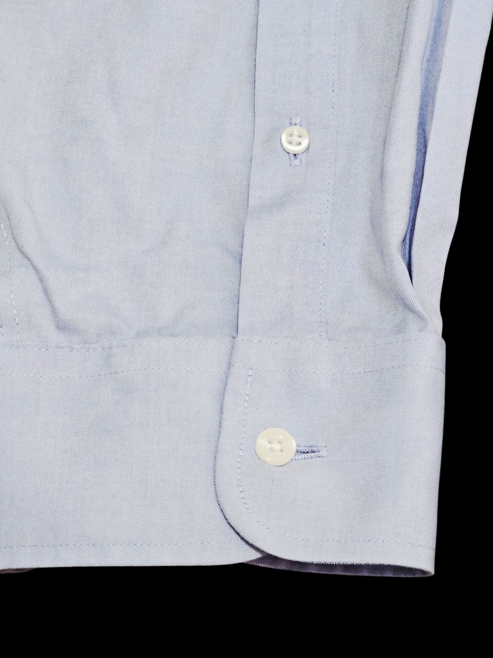 Roundtree & Yorke Light Blue Button-Down Dress Shirt - Picture 4 of 15